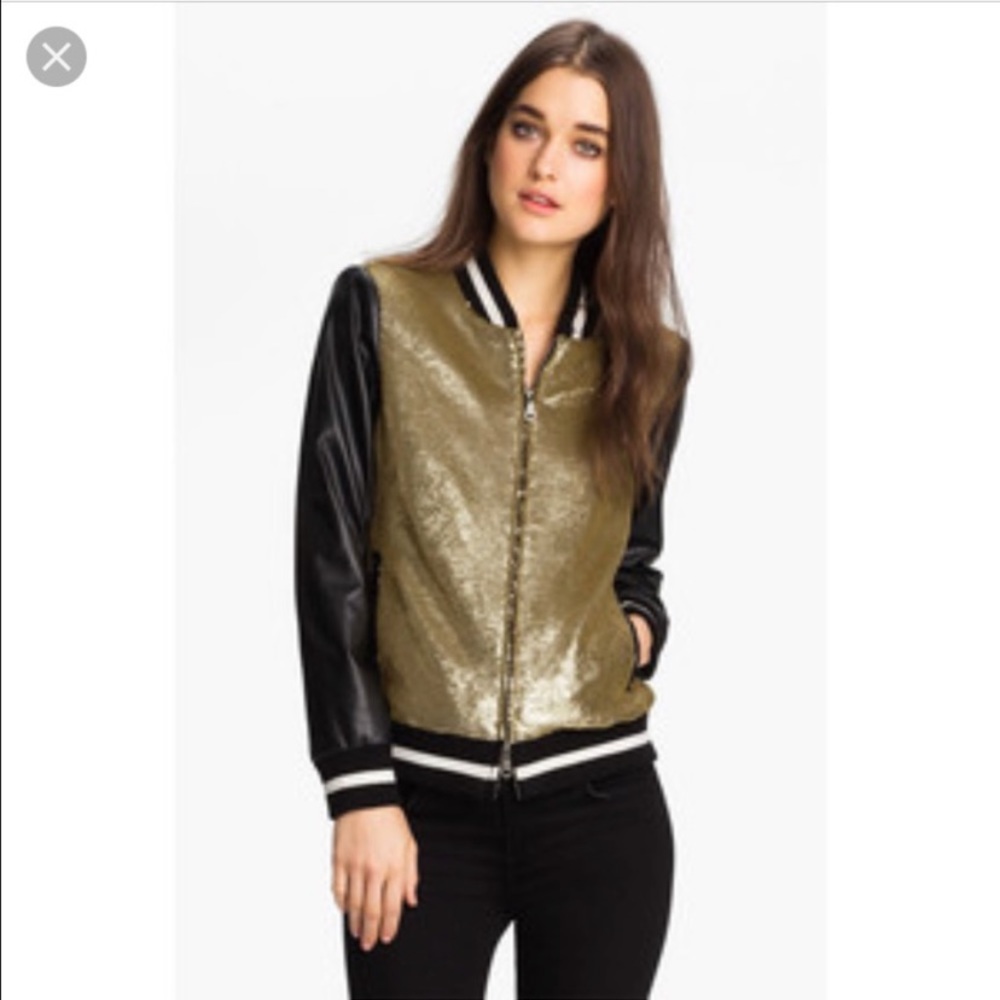 Sequin bomber